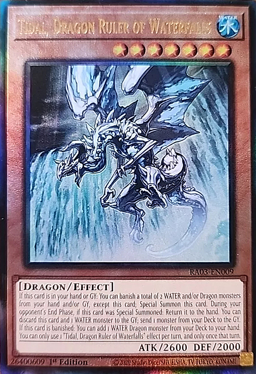 Tidal, Dragon Ruler of Waterfalls Card Front