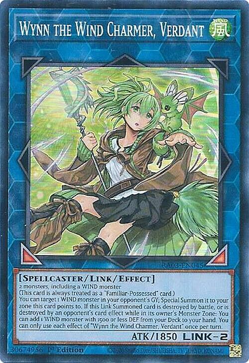 Wynn the Wind Charmer, Verdant Card Front