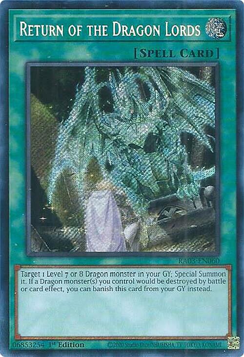 Return of the Dragon Lords Card Front