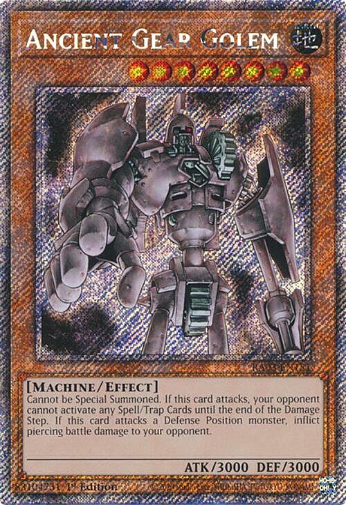 Ancient Gear Golem Card Front