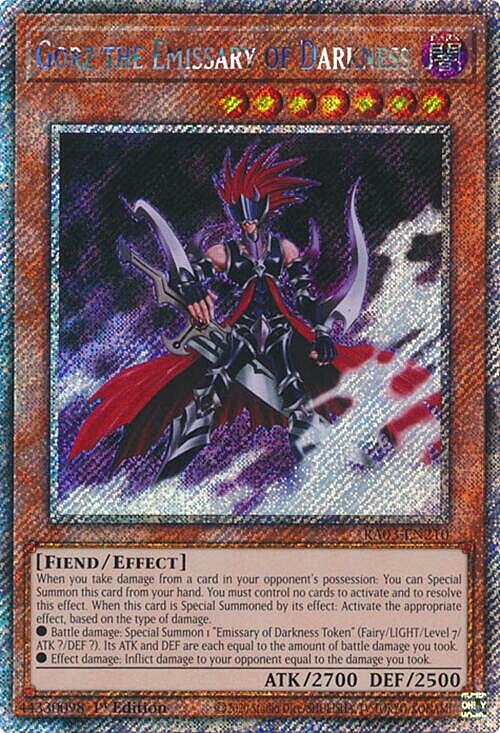 Gorz the Emissary of Darkness Card Front