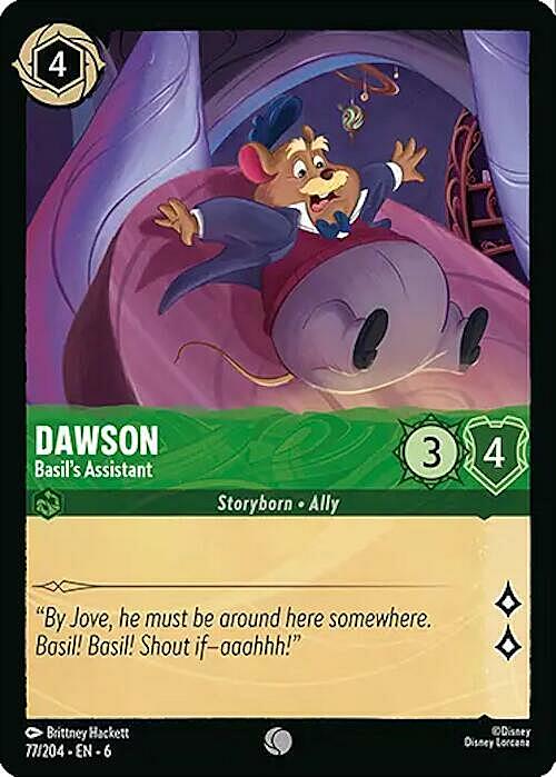 Dawson - Basil's Assistant Card Front