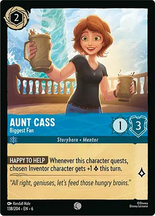 Aunt Cass - Biggest Fan Card Front