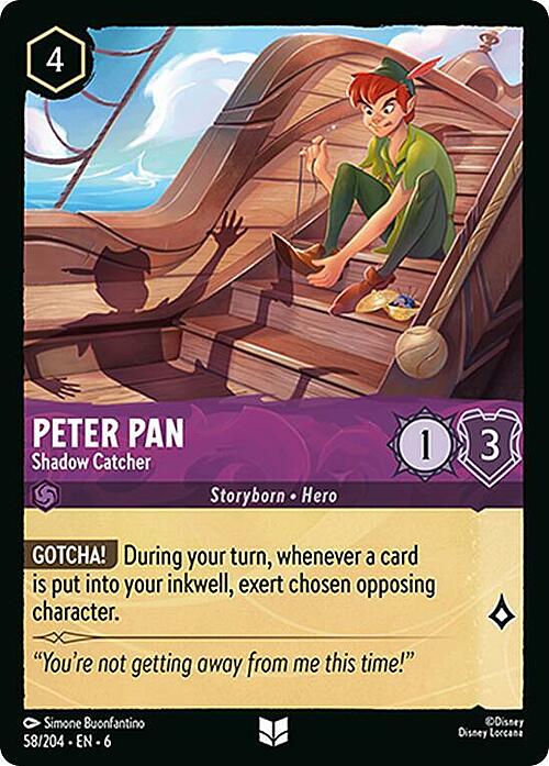 Peter Pan - Shadow Catcher Card Front