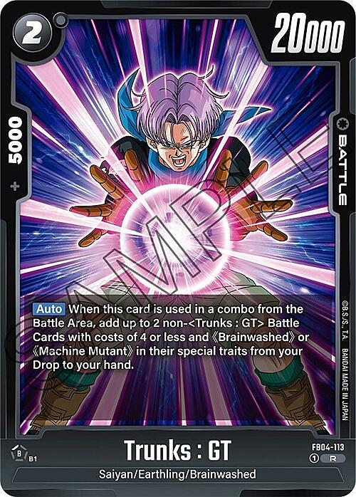 Trunks : GT Card Front