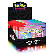 Prismatic Evolutions: Tech Sticker Collection Display