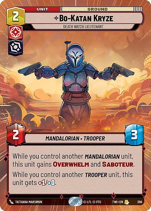 Bo-Katan Kryze - Death Watch Lieutenant Card Front