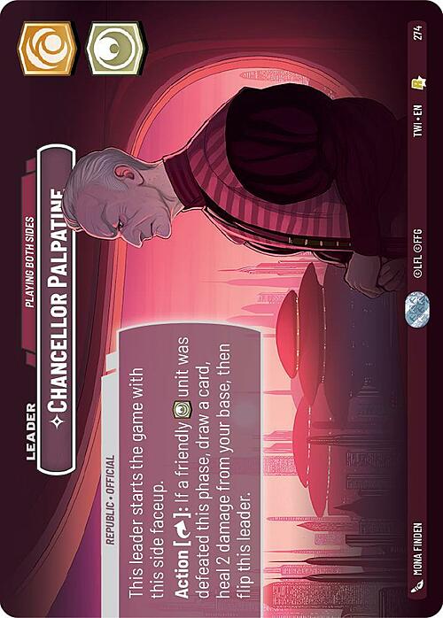 Chancellor Palpatine - Playing Both Sides Card Front