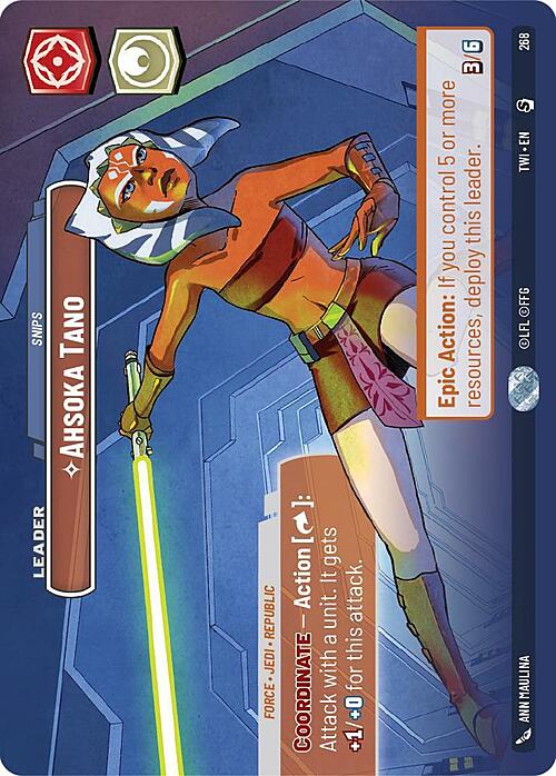 Ahsoka Tano - Snips Card Front