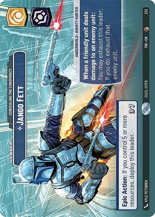 Jango Fett - Concealing the Conspiracy Card Front