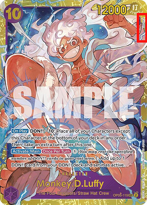 Monkey.D.Luffy Card Front