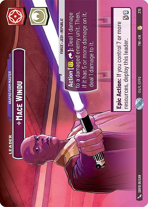 Mace Windu - Vaapad Form Master Card Front