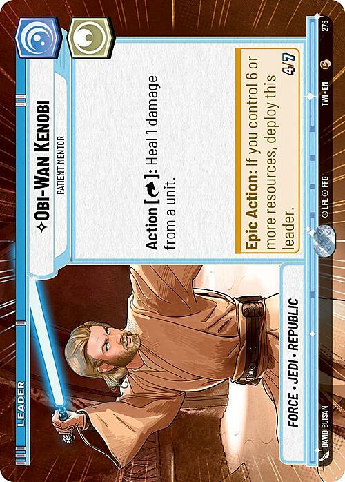 Obi-Wan Kenobi - Patient Mentor Card Front