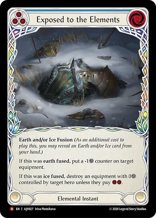 Exposed to the Elements Card Front