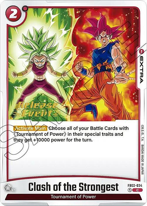 Clash of the Strongest Card Front