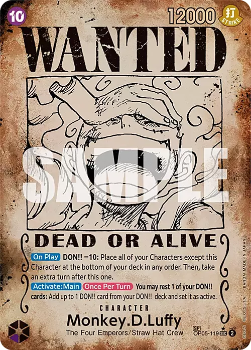 Monkey.D.Luffy Card Front