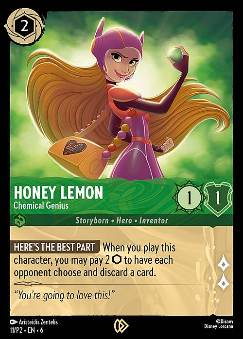 Honey Lemon - Chemical Genius Card Front