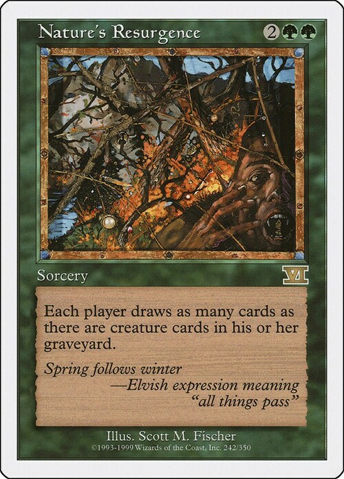 Nature's Resurgence Card Front