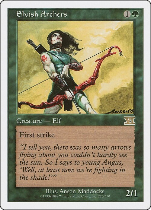 Elvish Archers Card Front