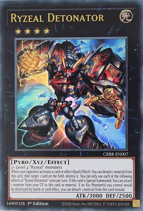 Ryzeal Detonator Card Front