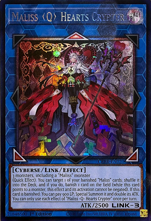 Maliss Q Hearts Crypter Card Front