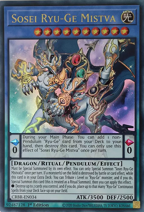 Sosei Ryu-Ge Mistva Card Front