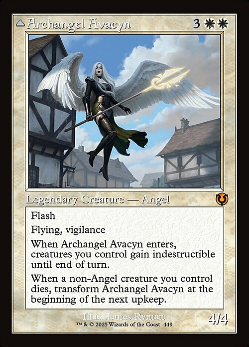 Archangel Avacyn // Avacyn, the Purifier Card Front