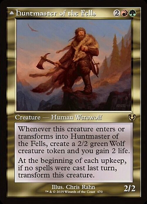 Huntmaster of the Fells // Ravager of the Fells Card Front