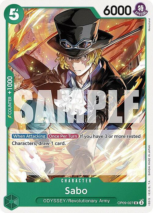 Sabo Card Front