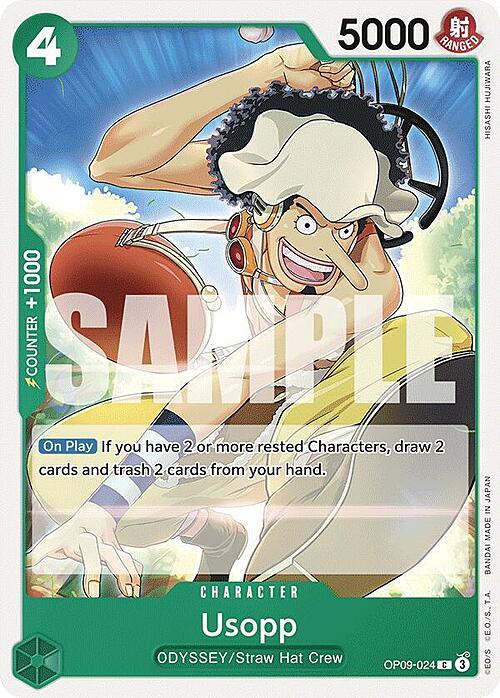 Usopp Card Front