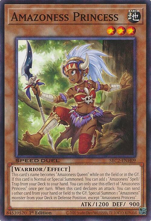 Amazoness Princess Card Front