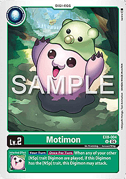 Motimon Card Front