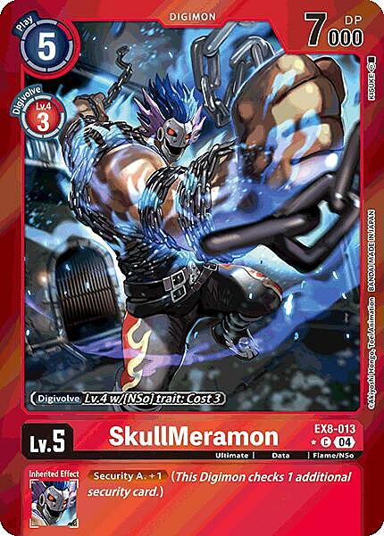 SkullMeramon Card Front