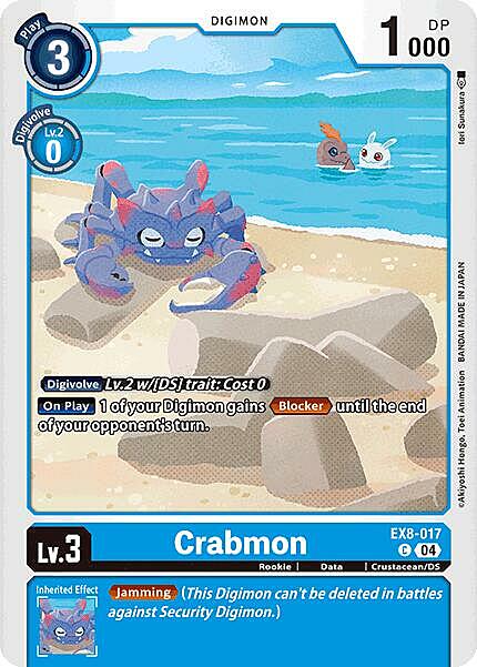 Crabmon Card Front