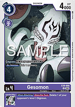 Gesomon Card Front