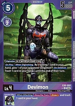 Devimon Card Front