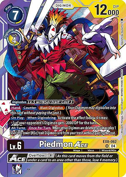 Piedmon Ace Card Front