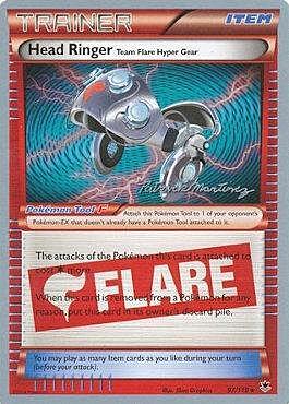 Head Ringer (Team Flare Hyper Gear) Card Front