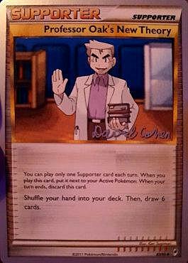 Professor Oak's New Theory Card Front