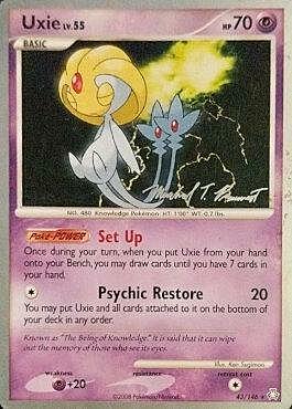 Uxie LV.55 Card Front