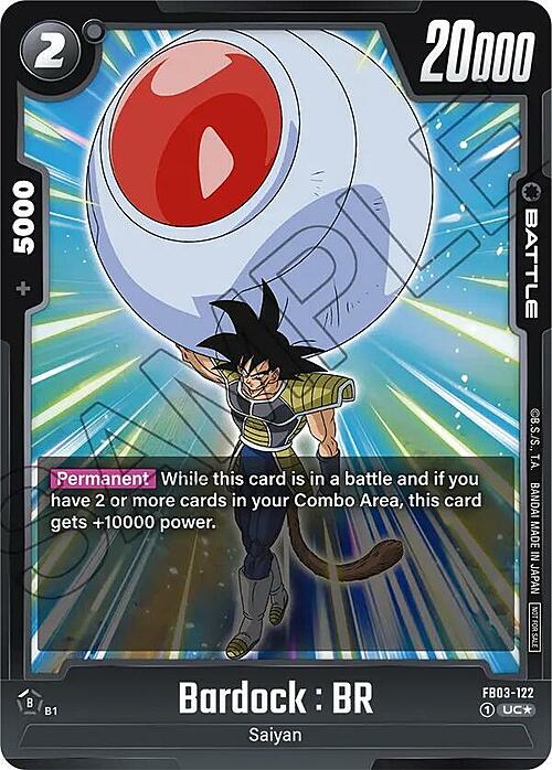 Bardock : BR Card Front