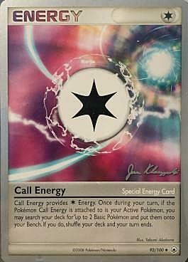 Call Energy Card Front