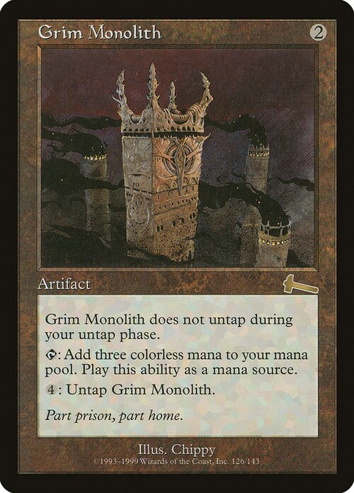 Grim Monolith Card Front