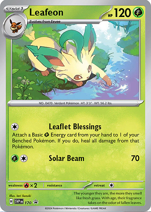 Leafeon Card Front