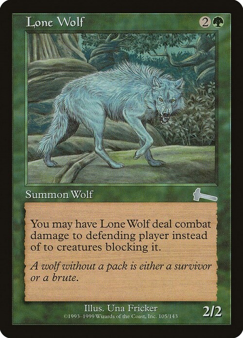 Lone Wolf Card Front