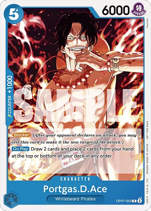 Portgas.D.Ace Card Front