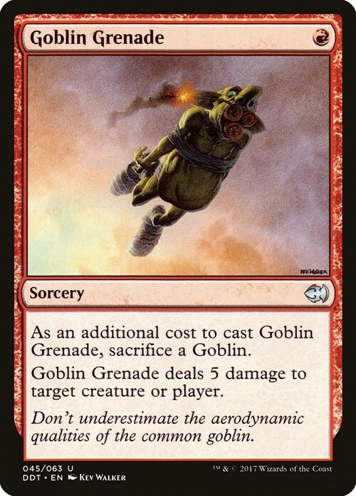 Goblin Grenade Card Front