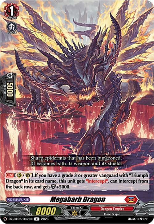 Megabarb Dragon Card Front