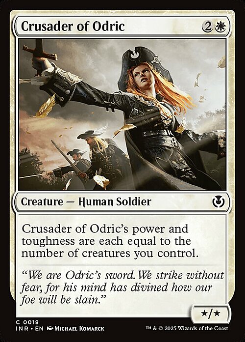 Crusader of Odric Card Front