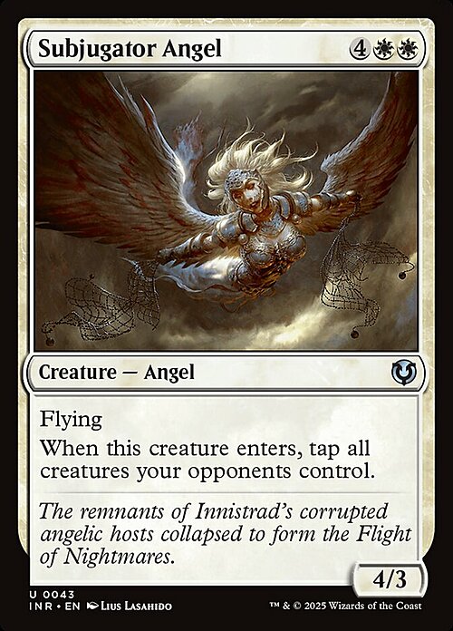 Subjugator Angel Card Front